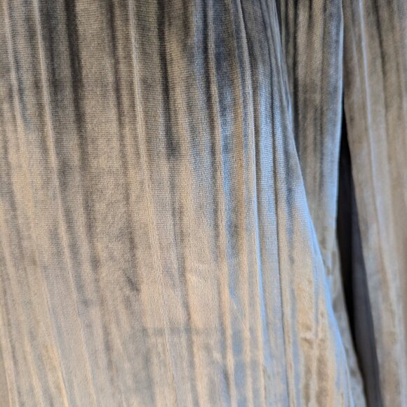 J Brand Gray Velvet Silk Blend Duster Jacket or Dress Size S - Picture 6 of 6